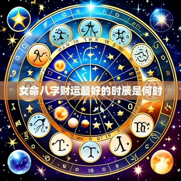 女命八字财运最好的时辰是何时