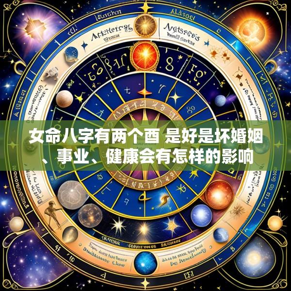 女命八字有两个酉 是好是坏婚姻、事业、健康会有怎样的影响