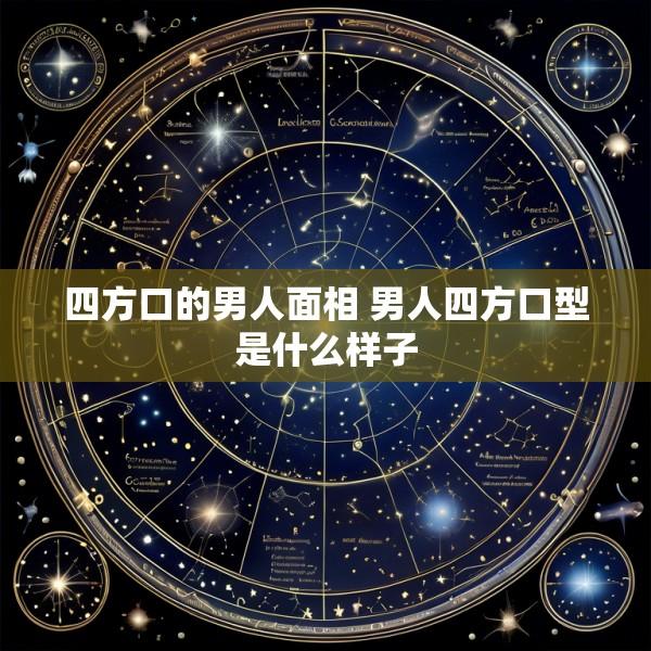 四方口的男人面相 男人四方口型是什么样子
