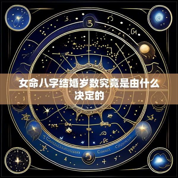 女命八字结婚岁数究竟是由什么决定的