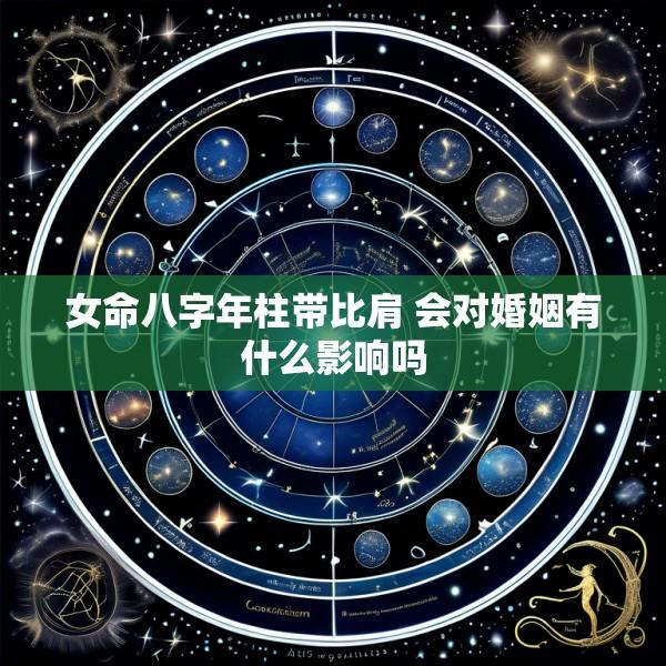 女命八字年柱带比肩 会对婚姻有什么影响吗