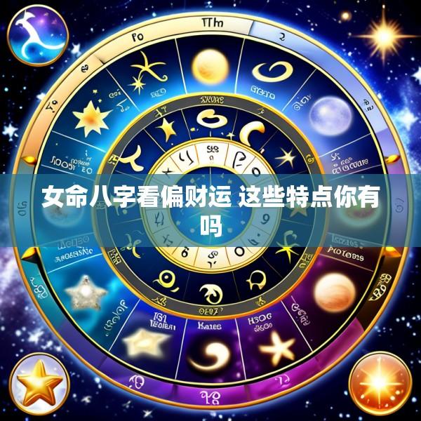女命八字看偏财运 这些特点你有吗