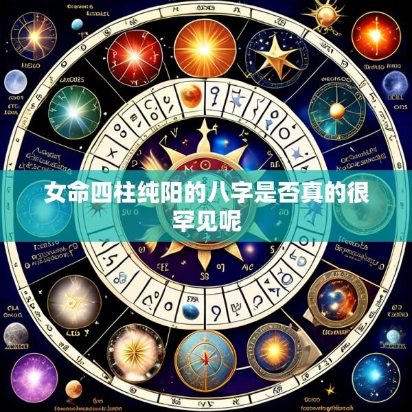 女命四柱纯阳的八字是否真的很罕见呢