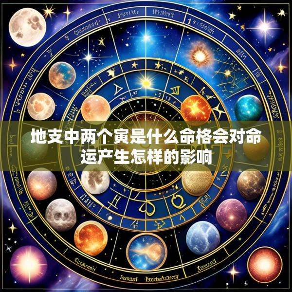 地支中两个寅是什么命格会对命运产生怎样的影响