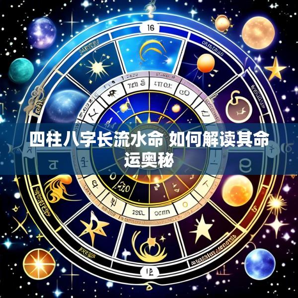 四柱八字长流水命 如何解读其命运奥秘