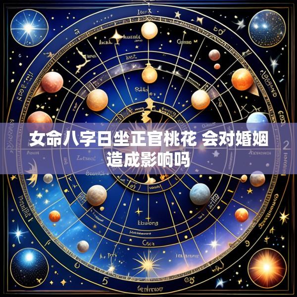 女命八字日坐正官桃花 会对婚姻造成影响吗