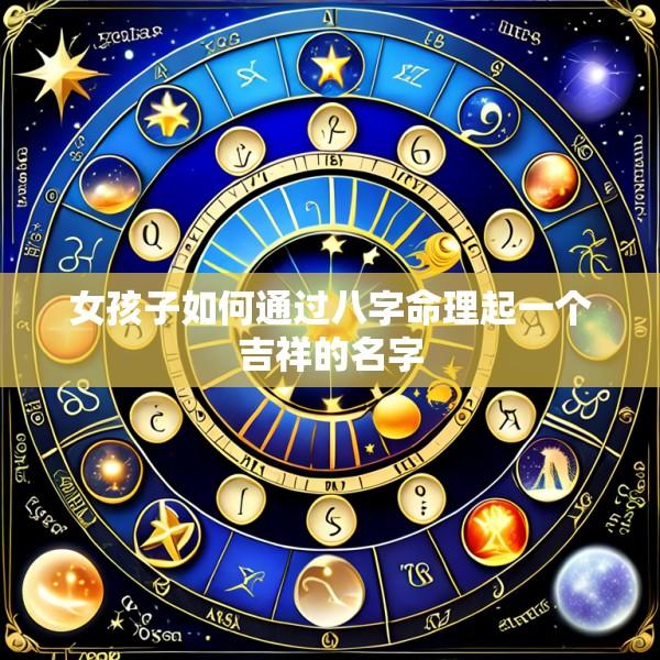 女孩子如何通过八字命理起一个吉祥的名字
