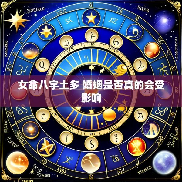 女命八字土多 婚姻是否真的会受影响