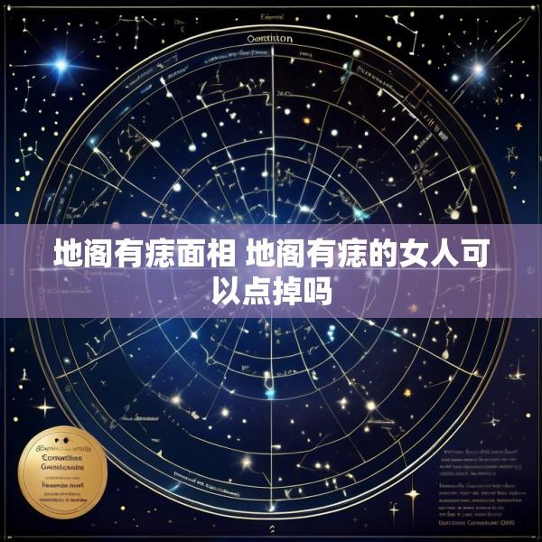 地阁有痣面相 地阁有痣的女人可以点掉吗