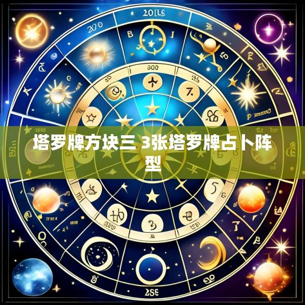塔罗牌方块三 3张塔罗牌占卜阵型