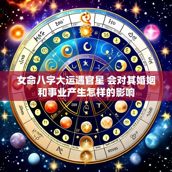 女命八字大运遇官星 会对其婚姻和事业产生怎样的影响