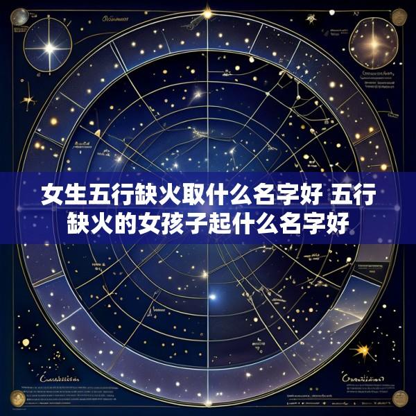女生五行缺火取什么名字好 五行缺火的女孩子起什么名字好