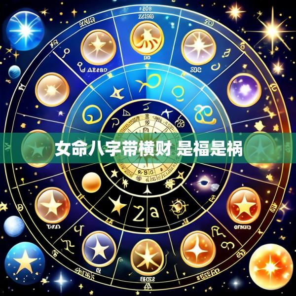 女命八字带横财 是福是祸
