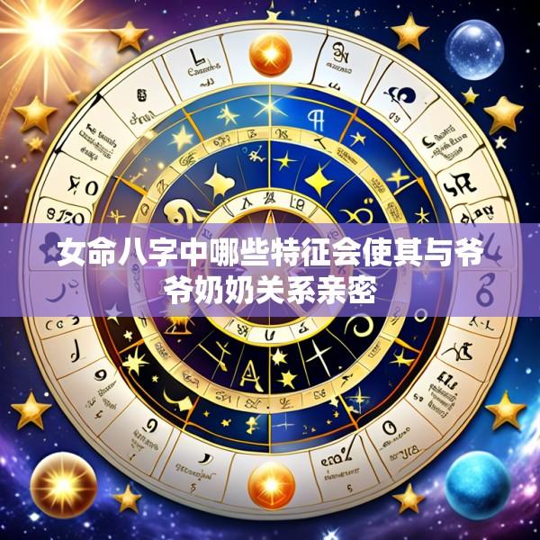 女命八字中哪些特征会使其与爷爷奶奶关系亲密