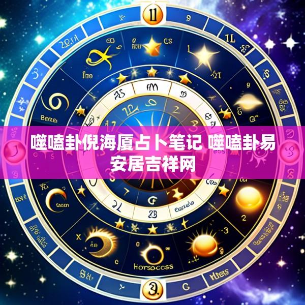 噬嗑卦倪海厦占卜笔记 噬嗑卦易安居吉祥网