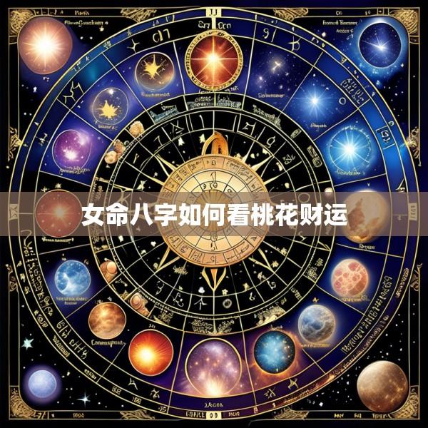 女命八字如何看桃花财运