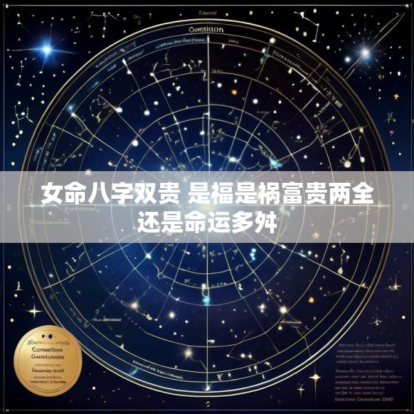 女命八字双贵 是福是祸富贵两全还是命运多舛