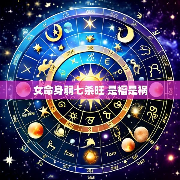 女命身弱七杀旺 是福是祸