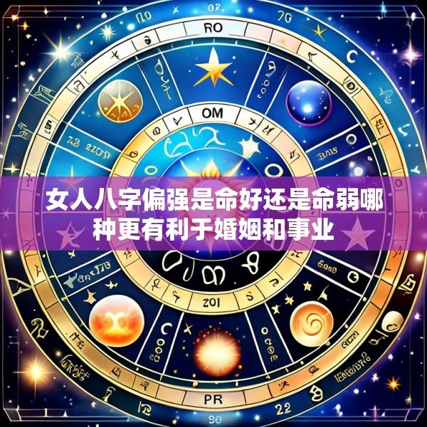 女人八字偏强是命好还是命弱哪种更有利于婚姻和事业