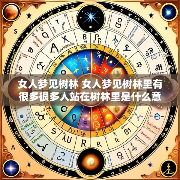 女人梦见树林 女人梦见树林里有很多很多人站在树林里是什么意思