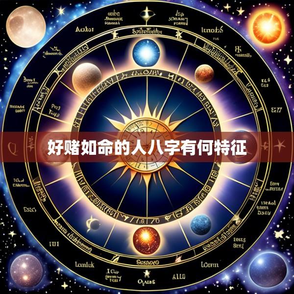 好赌如命的人八字有何特征