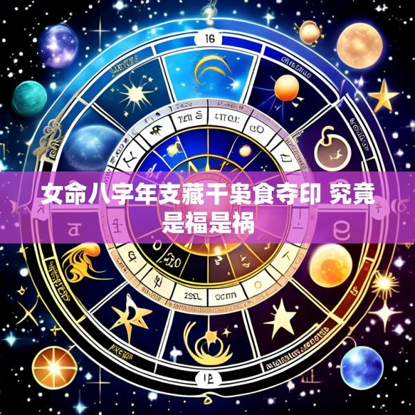 女命八字年支藏干枭食夺印 究竟是福是祸