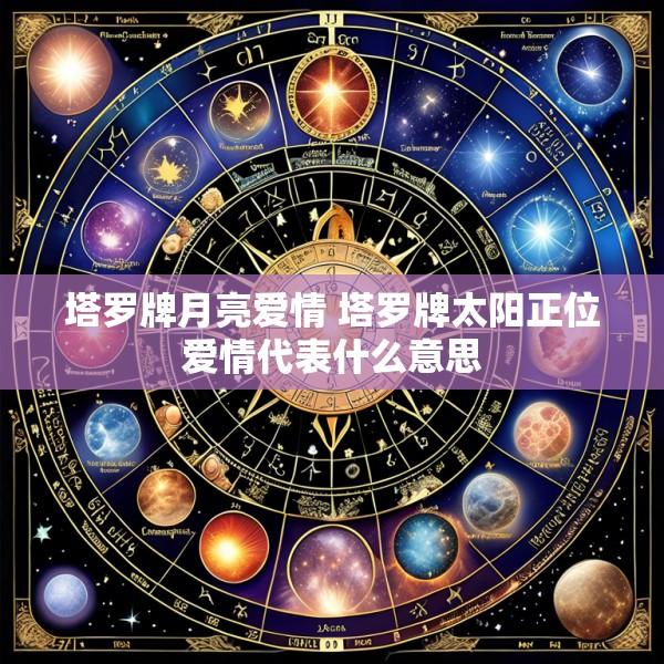 塔罗牌月亮爱情 塔罗牌太阳正位爱情代表什么意思