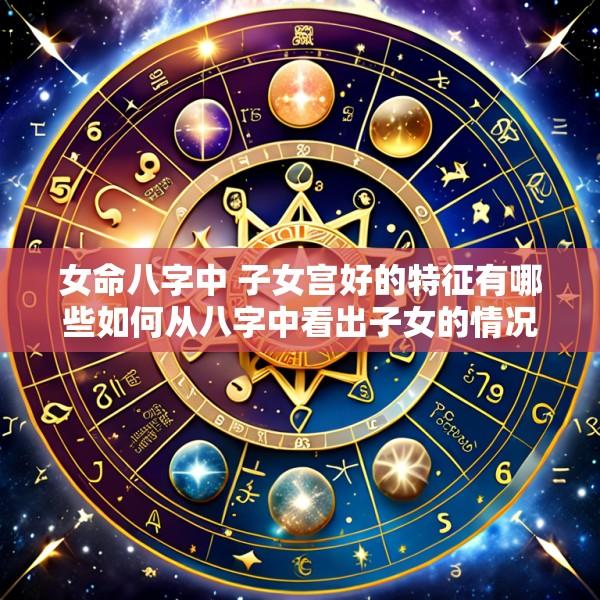 女命八字中 子女宫好的特征有哪些如何从八字中看出子女的情况