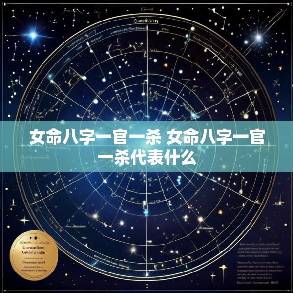 女命八字一官一杀 女命八字一官一杀代表什么
