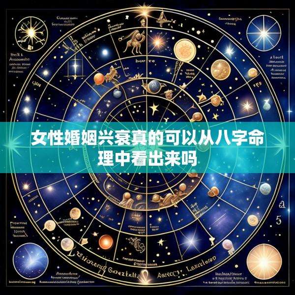 女性婚姻兴衰真的可以从八字命理中看出来吗