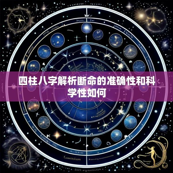 四柱八字解析断命的准确性和科学性如何