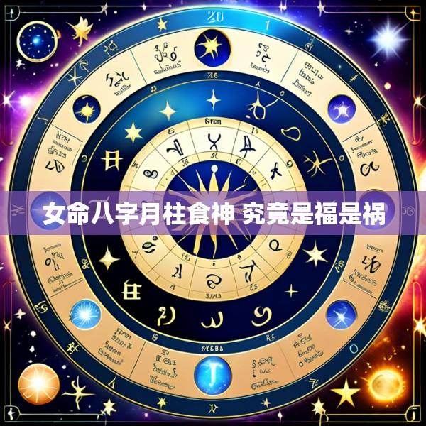 女命八字月柱食神 究竟是福是祸