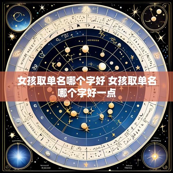 女孩取单名哪个字好 女孩取单名哪个字好一点