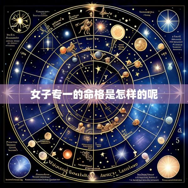 女子专一的命格是怎样的呢