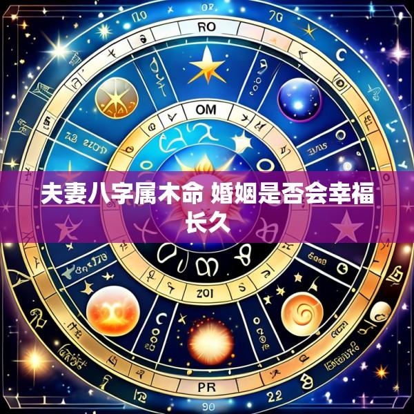 夫妻八字属木命 婚姻是否会幸福长久