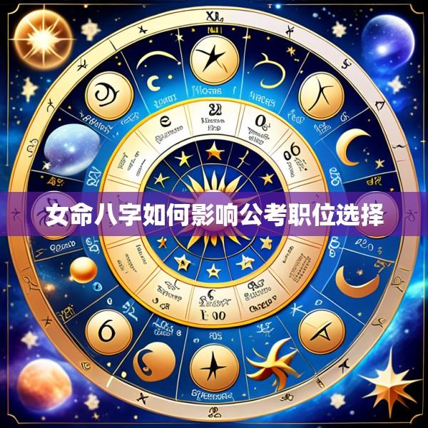 女命八字如何影响公考职位选择