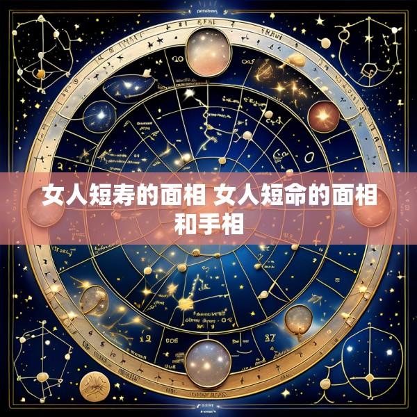 女人短寿的面相 女人短命的面相和手相