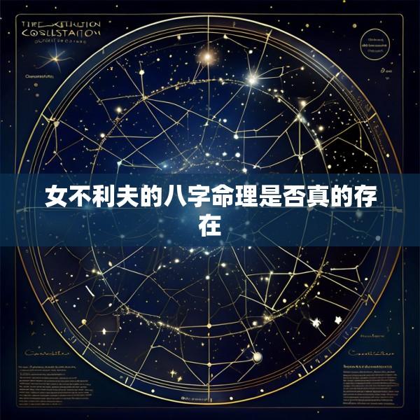 女不利夫的八字命理是否真的存在