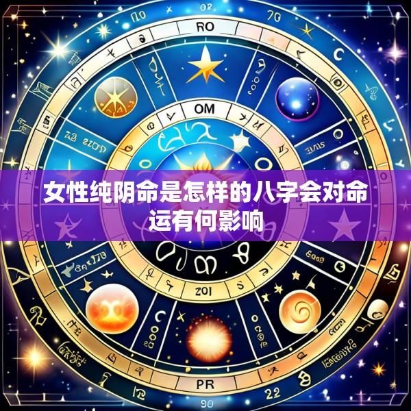 女性纯阴命是怎样的八字会对命运有何影响