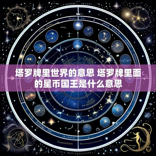 塔罗牌里世界的意思 塔罗牌里面的星币国王是什么意思