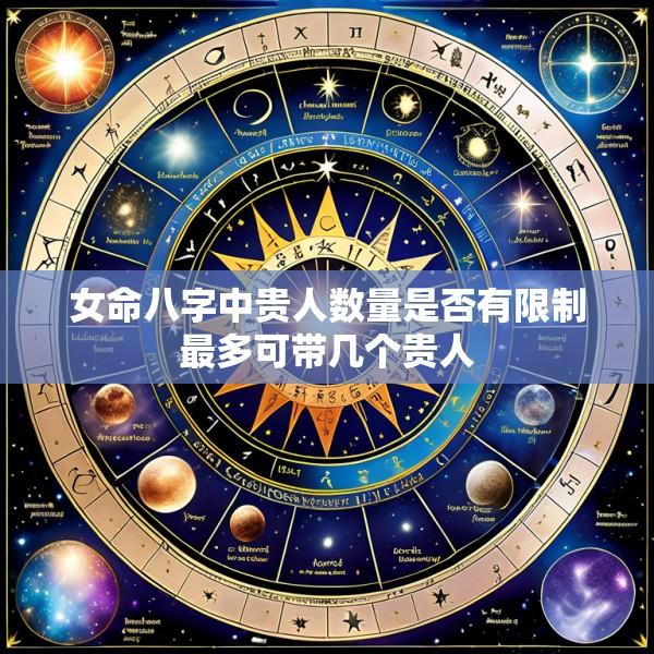 女命八字中贵人数量是否有限制最多可带几个贵人