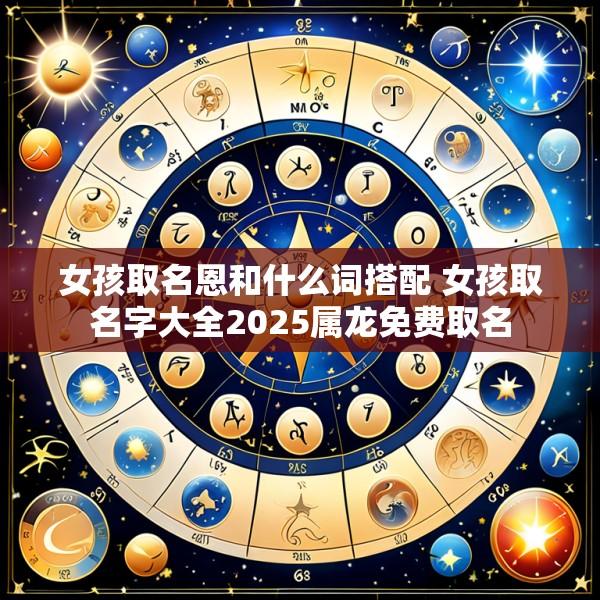 女孩取名恩和什么词搭配 女孩取名字大全2025属龙免费取名