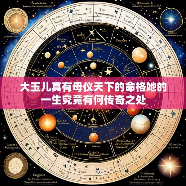 大玉儿真有母仪天下的命格她的一生究竟有何传奇之处