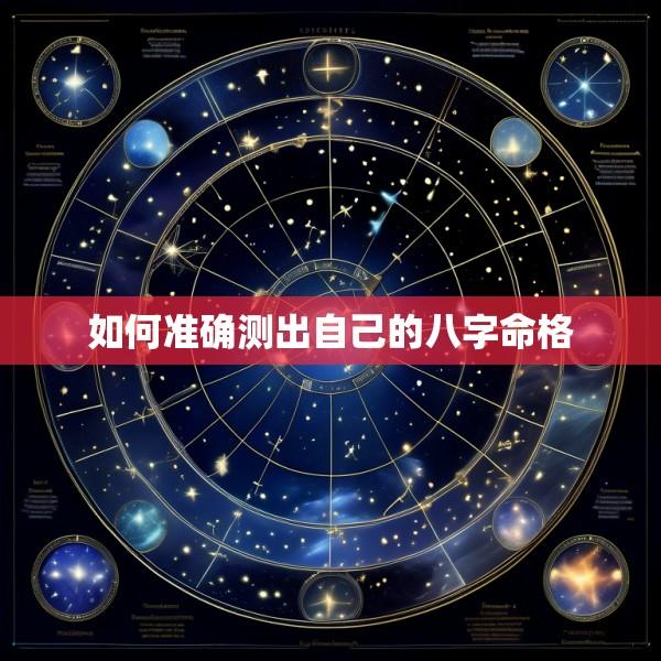 如何准确测出自己的八字命格