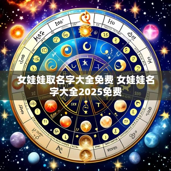 女娃娃取名字大全免费 女娃娃名字大全2025免费