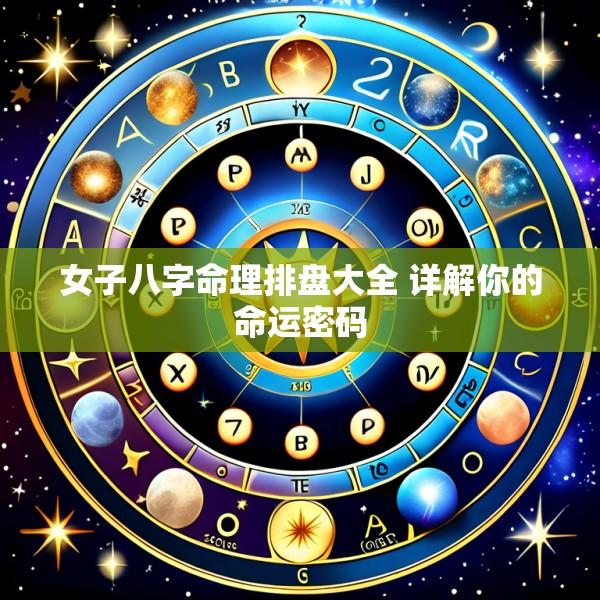 女子八字命理排盘大全 详解你的命运密码