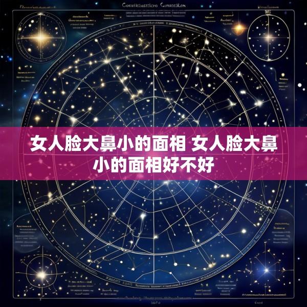 女人脸大鼻小的面相 女人脸大鼻小的面相好不好
