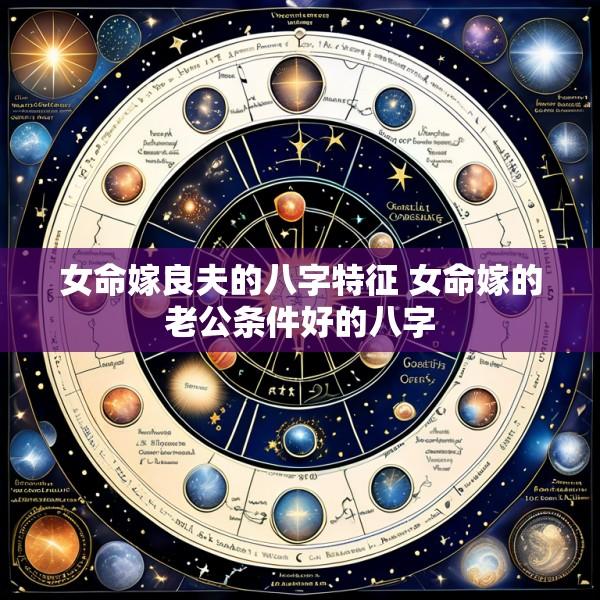 女命嫁良夫的八字特征 女命嫁的老公条件好的八字