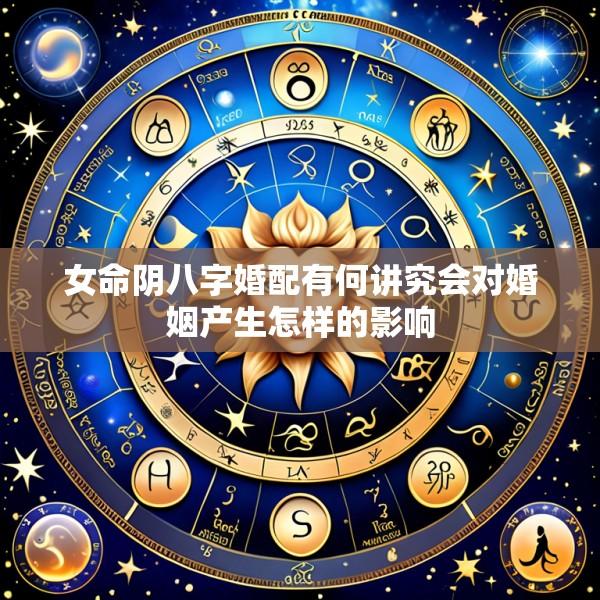 女命阴八字婚配有何讲究会对婚姻产生怎样的影响