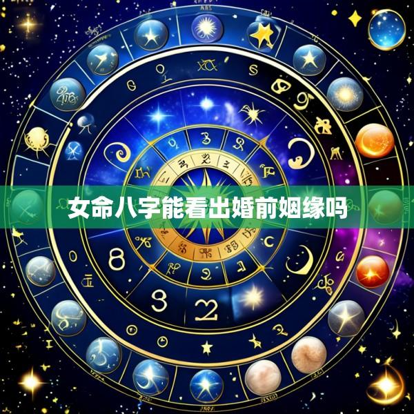 女命八字能看出婚前姻缘吗